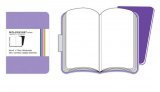 Записная книжка Moleskine Volant (нелинованная, 2 шт.), Large, пурпурная