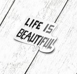 Mila Books Наклейка Life Is Beautiful A8