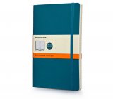 Записная книжка Moleskine Classic Soft (в линейку), Large, бирюзовый