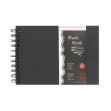 Hahnemuhle Black Book A4 альбом для графики, спираль по короткой стороне