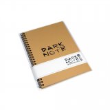Dark Note Kraft Тетрадь-скетчбук на спирали (с крафт листами) A5