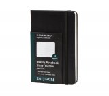 Еженедельник Moleskine Classic (18 мес., 2013/14), Large, черный