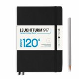 Leuchtturm1917 Medium Notebook 120g Edition Black (черный) А5