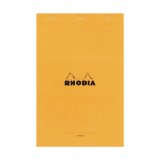 Rhodia Orange A4 Pad stapled