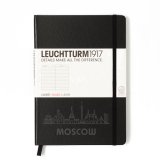 Leuchtturm1917 Medium Notebook Black Moscow Edition