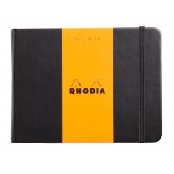 Rhodia Блокнот Webnotebook 140х110 мм черный (в точку) А6