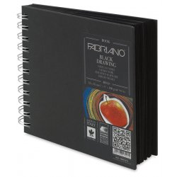Fabriano Black Drawing Book 15х15 альбом для графики, квадратный