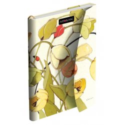 Дизайнерская записная книжка Art Blanc Fleur (в клетку), A5