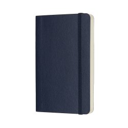 Записная книжка Moleskine Classic Soft (нелинованная), Pocket, темно-синяя