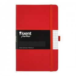 Axent Записная книжка Partner, А5-, 96 листов, в клетку, красная