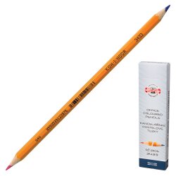KOH-I-NOOR двухцветный карандаш (3,2 мм, красно-синий)