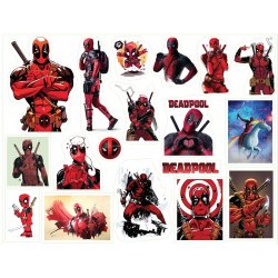 Дедпул (Deadpool). Лист виниловых наклеек А4
