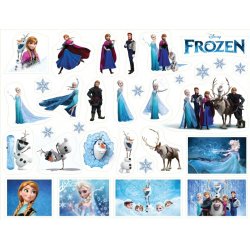 Холодное Сердце (Frozen). Лист виниловых наклеек А4