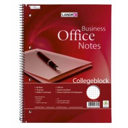 Тетрадь на спирали Landre Business Office Notes Collegeblock А4
