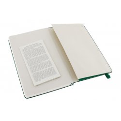Записная книжка Moleskine Classic (нелинованная), Large, зеленая