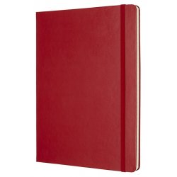 Записная книжка Moleskine Classic (в линейку), XLarge, красная